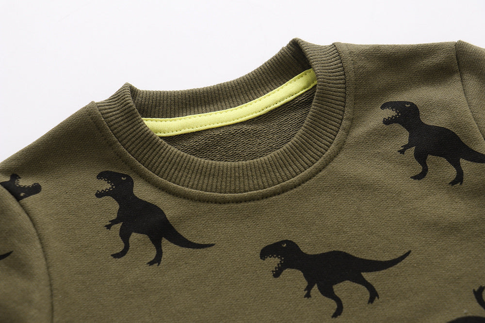Dinosaur cartoon sweater