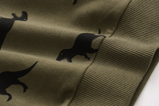 Dinosaur cartoon sweater