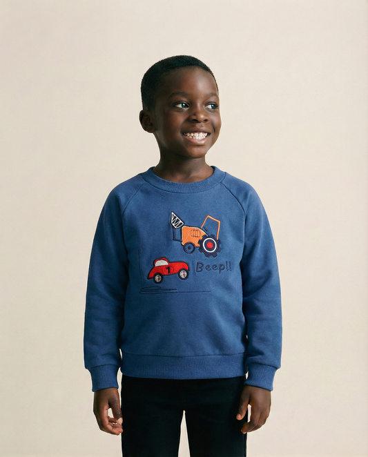 Beep cars sweater