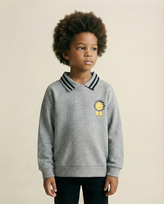 Cartoon striped sweater