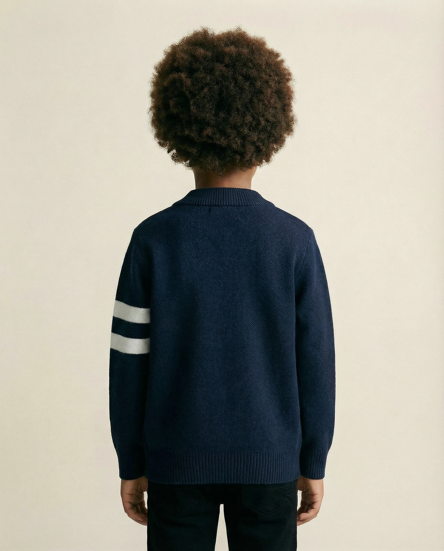 Warm striped sweater
