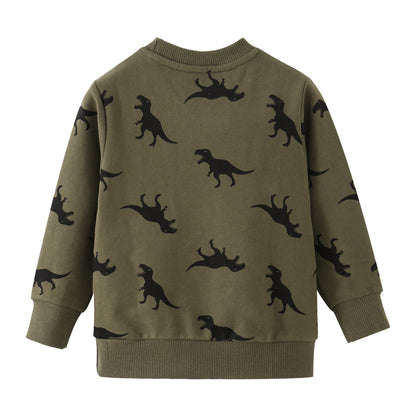 Dinosaur cartoon sweater